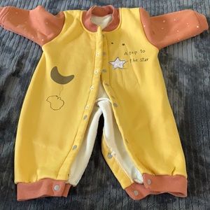Baby warm onesie for 3-6 months old